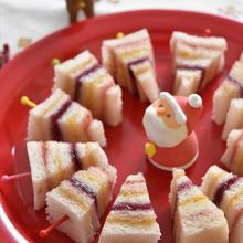 【クリスマスツリージャムサンド】食パンで簡単！