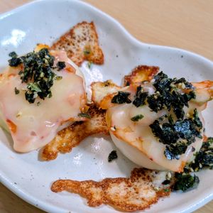 まゆのの作ってみた!投稿(【禁断の組み合わせ】余ったお餅で♡餅キムチーズ)