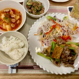 たぁプーの作ってみた!投稿(厚揚げと小松菜《やみつき♡チャンプルー》)
