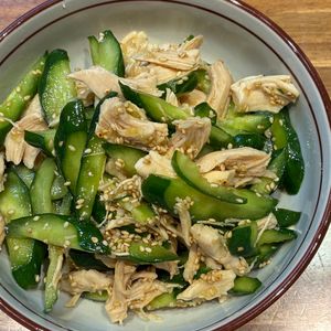 くだもの大好き🧡の作ってみた!投稿(抱えて食べたい♪【ささみときゅうりの中華風】)