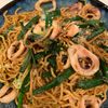 ぐ〜たら子の作ってみた!投稿(ビール党にイイ味♡お祭り風【いかニラ塩焼きそば】)
