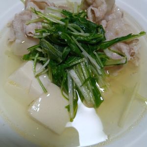marine55の作ってみた!投稿(つゆまでおいしい! 湯豆腐しゃぶしゃぶ)