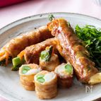 ガッツリ旨い！野菜の肉巻き