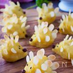【レンジとトースターで簡単】可愛すぎハリネズミスイートポテト