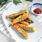 オクラのピカタ♯焼くだけ簡単！ヘルシーなあと一品☆