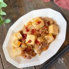 味しみ♪ピリ辛豚こま豆腐