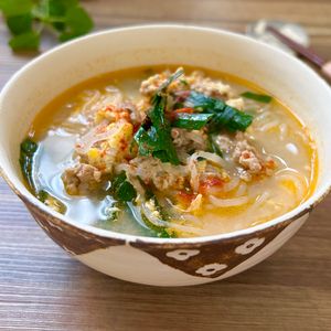 のりのり🐾🎀🤍の作ってみた!投稿(しらたきでヘルシー《ダイエット♡辛麺》)