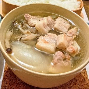 まもの作ってみた!投稿(豚バラ肉とキャベツのくったり煮)