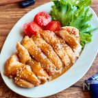 ごはんがすすむ♪こってり【ごまみそ照り焼きチキン】