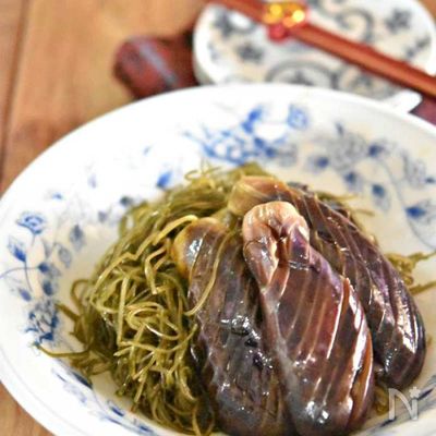 なすと切り昆布の煮物【作り置き】