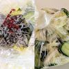 【きゅうりとキャベツの塩昆甘酢漬け】作り置きおつまみの工程3