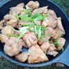 M＊Pの作ってみた!投稿(お家でキャンプ飯★柔らかチキンのガーリックソテー)