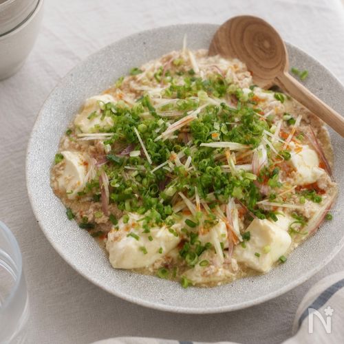 薬味たっぷり麻婆豆腐