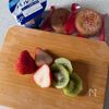 【食材2つ簡単チーズケーキ風】冷やすまで5分の工程2