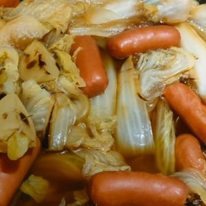 乳酸菌の作ってみた!投稿(白菜消費✨白菜とかぶとウインナーの和風とろとろ煮)