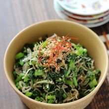 中華風でやみつき！大根葉とじゃこのふりかけ