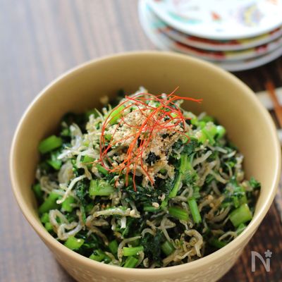 中華風でやみつき!大根葉とじゃこのふりかけ