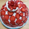 よっこの作ってみた!投稿(【いちごのドームケーキ】 型不要♪超簡単だけど絶品!)