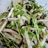 ゆみの作ってみた!投稿(5分で完成!めちゃ旨♡大根と豆苗のやみつき塩昆布中華サラダ)