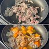【チーズたっぷり豚ニラカクテキ炒め】フライパンごとガツンと！の工程1