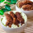 柔らか鶏むね肉の『ソースチキンカツ丼』男子におすすめ♡