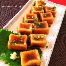 高野豆腐で揚げ出し豆腐♬