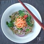 エスニック和え麺でデトックスランチ♪