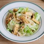 【新玉ねぎの油揚げサラダ】たんぱく質とボリュームちょい足し♩