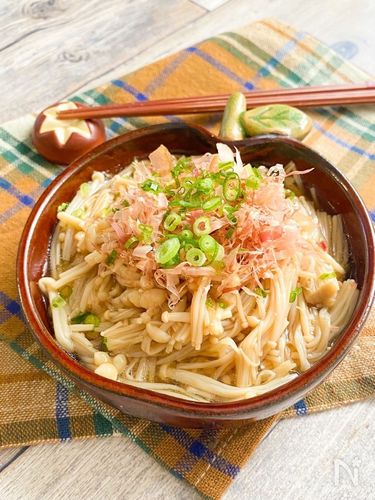 【速攻！超簡単レシピ】「えのきポン酢」レンチン一発！無限にイケるさっぱりおつまみ♪
