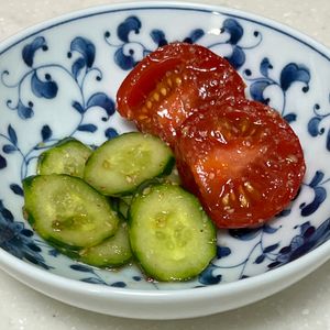 キャピタンの作ってみた!投稿(【きゅうりとミニトマトの和風サラダ】サッと和えるだけ♪)