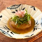 本鶏だしのカレースープハンバーグ