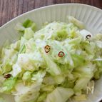 【材料1つ！ポリ袋で簡単】キャベツの旨塩漬け