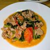 joe sanの作ってみた!投稿(牛こまとほうれん草とトマトのスタミナ炒め)