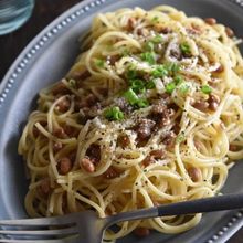 発酵食品同士だから文句なしの美味しさ!味噌バター納豆パスタ