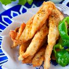 ガッツリ男子も満足カリカリしっとり【鶏むね肉スティック焼き】