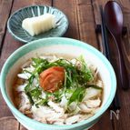 鶏だし梅茶漬け