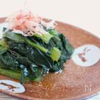 だし解凍！冷凍小松菜の凍ったままお浸し