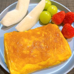 みーの作ってみた!投稿(【半熟もちフレンチトースト】パン不要!とろとろふわふわ♪)