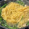 【ホタテと菜の花のわさびバター醤油パスタ】白ワインに合う♡の工程3