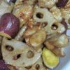 TMKの作ってみた!投稿(さつまいもと蓮根と鶏肉の甘酢炒め☆食感が楽しい♩絶品おかず)