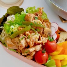 冷めても美味しい♪豚こまのポークチャップ【お弁当・作りおき】