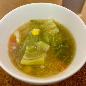 かなてぃの作ってみた!投稿(【感動的旨さ‼︎濃厚ごま味噌肉野菜スープ】ご飯や麺を入れても)