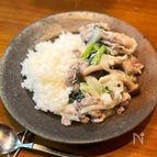 【豚こまのクリームご飯】