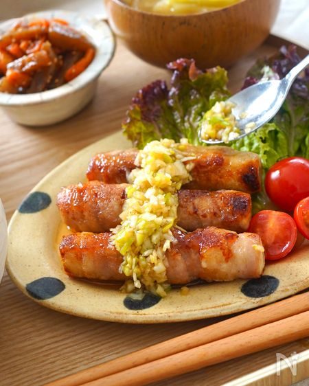 ちくわの肉まき香味だれ
