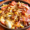 背徳系🔥【ベーコン玉ねぎチーズのにんにく醤油炒め】の工程4