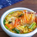 鶏と野菜のマロニースープ【子供受け抜群♪】