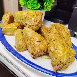 もんぶらん°・*:.。.☆の作ってみた!投稿(バター不使用！米粉で作る抹茶の生スコーン)