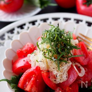 保存版！やみつきトマト【トマトとシャキッと新たまねぎサラダ