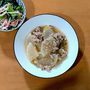 かおちゃんの作ってみた!投稿(【天才的に旨い♡大根のそぼろあん】時短にじゅわっと♡)