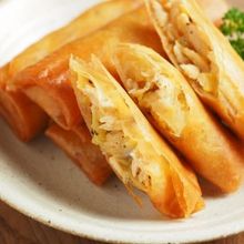 鶏むね肉のパリパリ春巻き